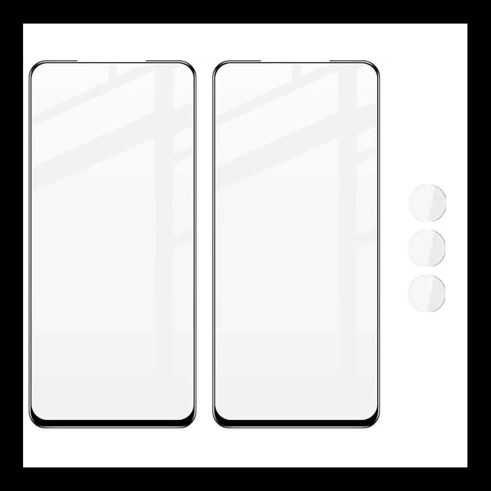 Bizon Glass Edge sticlă securizată - [2 PACK] + protecție lentilă Motorola Edge 30 negru - 5