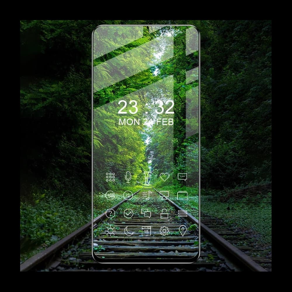 Bizon Glass Edge sticlă securizată - [2 PACK] + protecție lentilă Motorola Edge 30 negru - 8