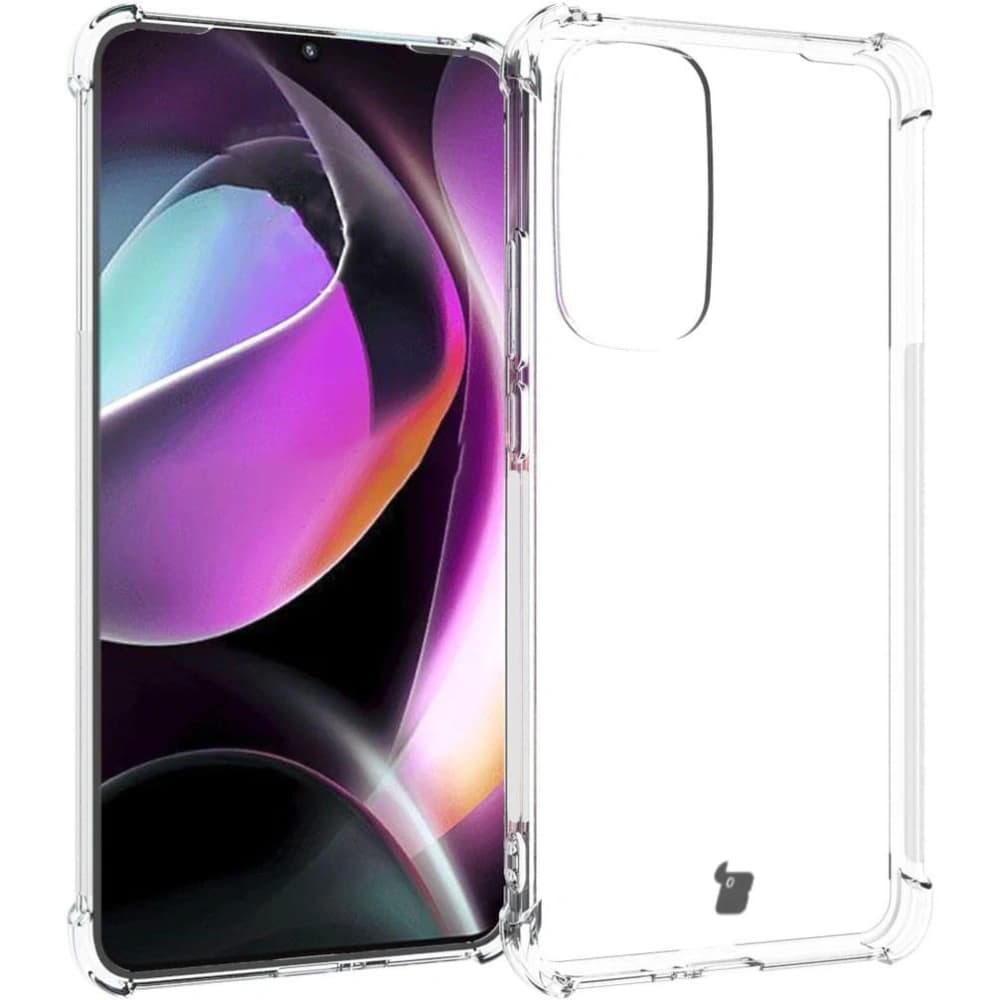 Bizon Case Clear Pack case + 2x screen glass + lens glass Moto Edge 30 clear - 3