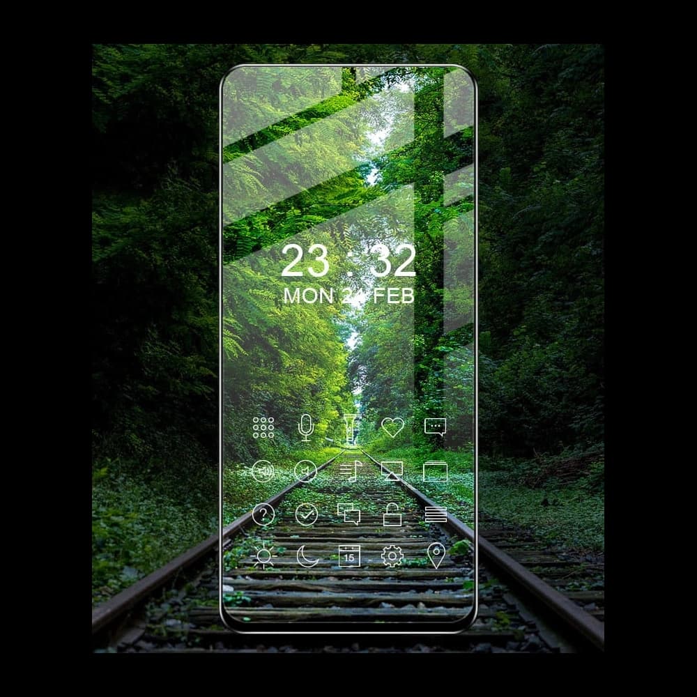 Bizon Glass Edge Motorola Edge 30 black - 5