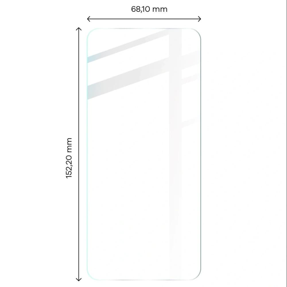 Bizon Glass Clear tempered glass - 3 pcs. + lens glass Motorola Edge 30 - 2