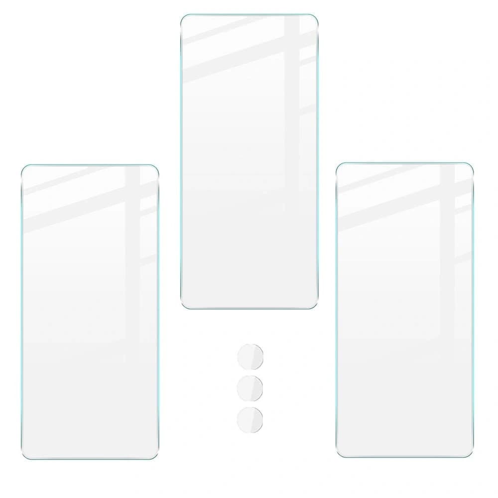 Bizon Glass Clear tempered glass - 3 pcs. + lens glass Motorola Edge 30 - 5