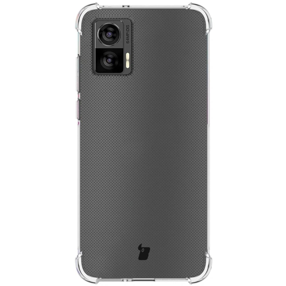 Bizon Case Clear Pack carcasă + 2x film pentru ecran + protecție pentru lentile Motorola Moto Edge 30 Neo transparentă - 2