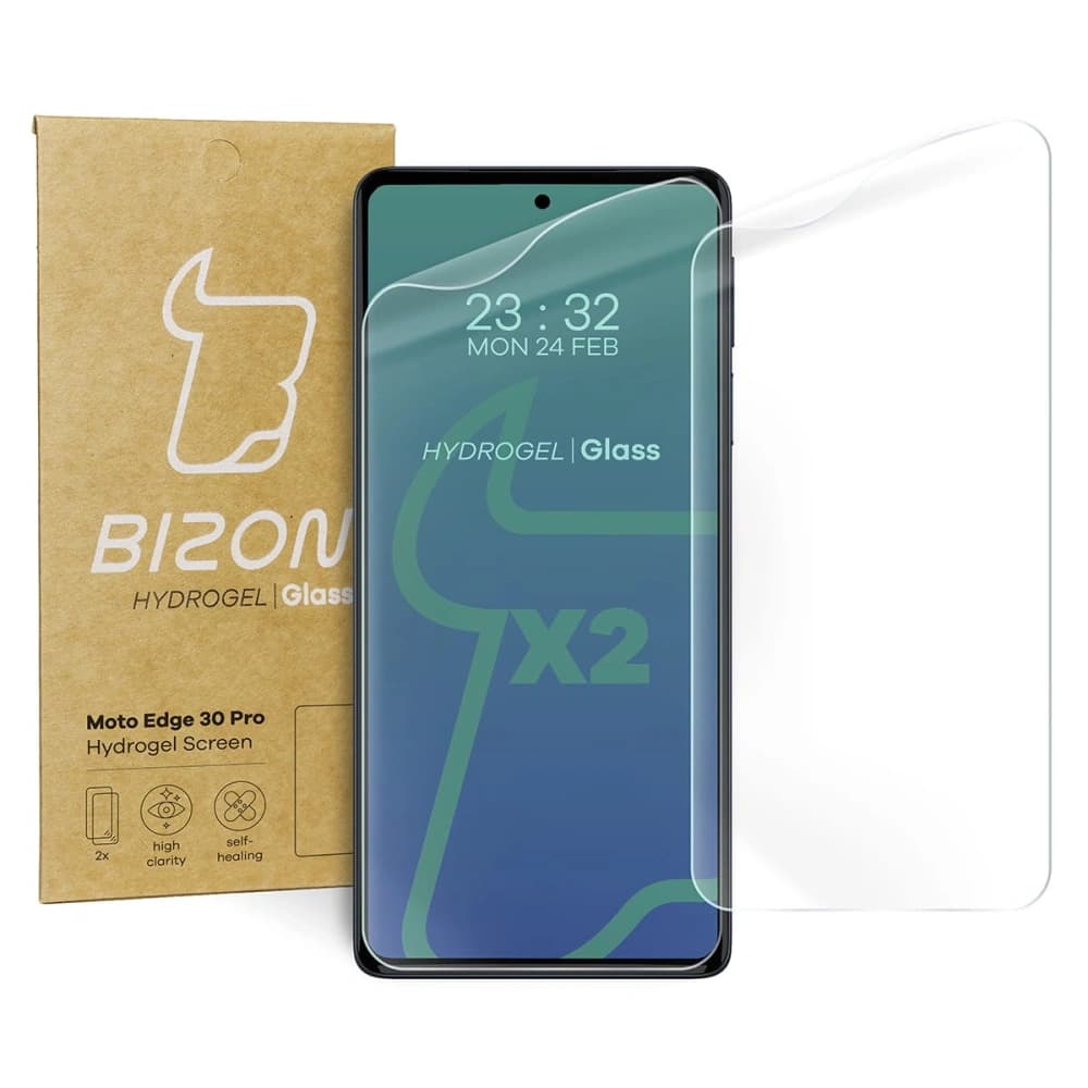 Bizon Glass Hydrogel Moto Edge 30 Pro [2 PACK] - 1