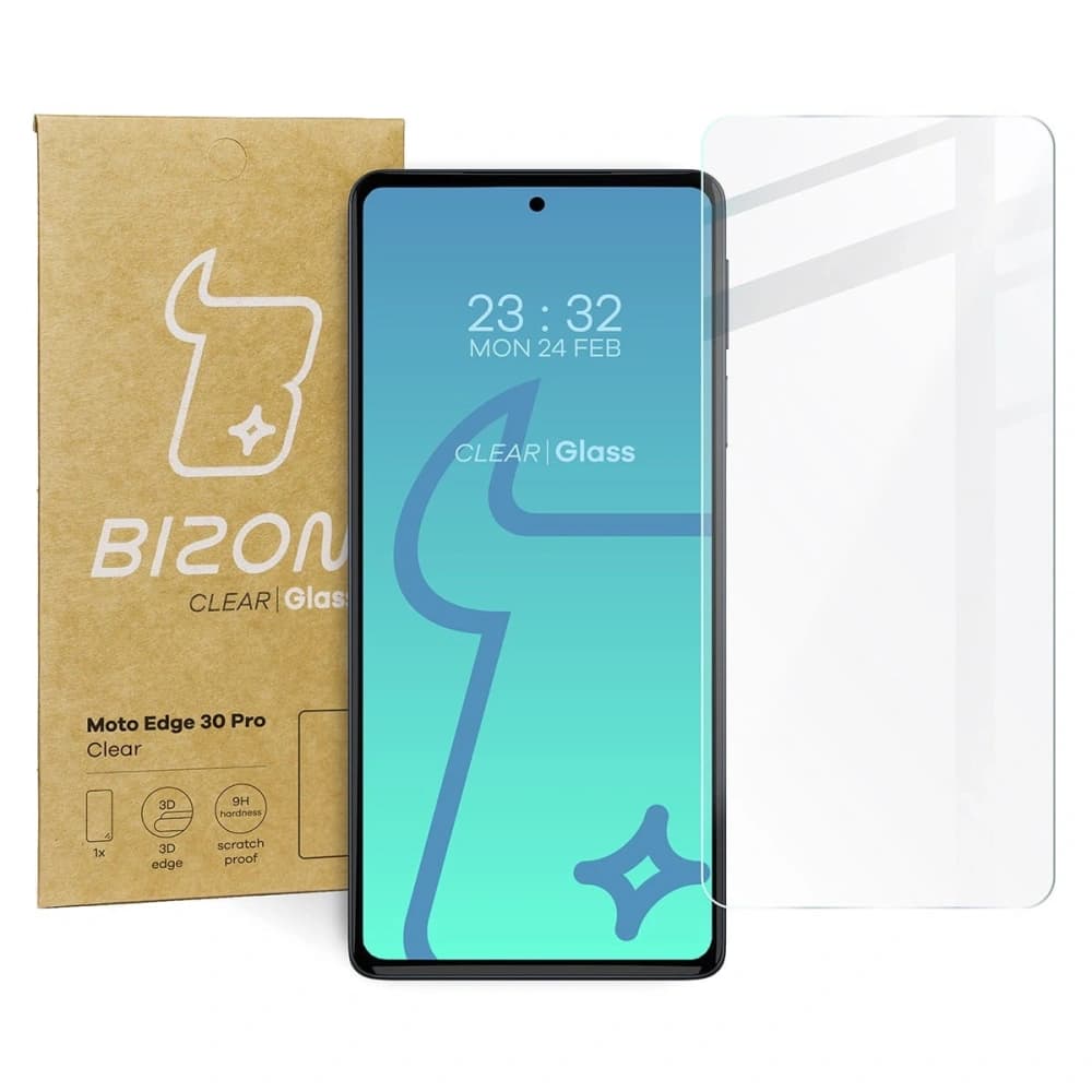 Bizon Glass Clear Motorola Edge 30 Pro