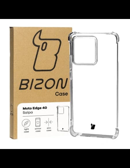 Bizon Case Salpa Motorola Edge 40 átlátszó