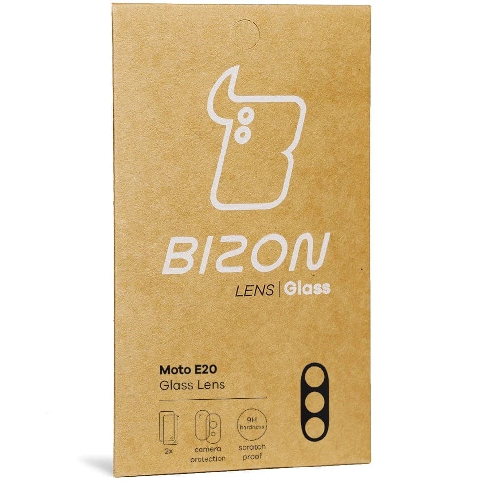 Sklo na aparát Bizon Glass Lens do Moto E20 [2 PACK] - 4