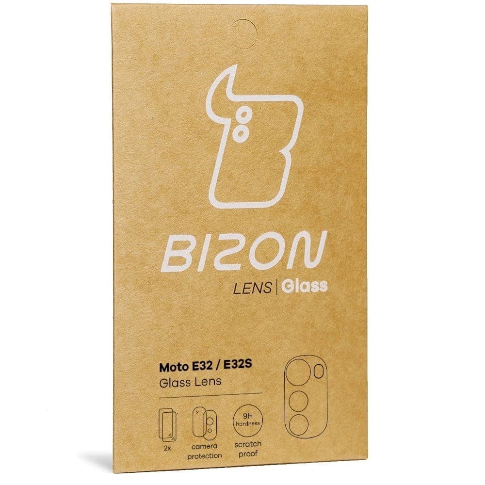 Bizon Glaslinse Motorola Moto E32 / E32s [2 PACK] - 7