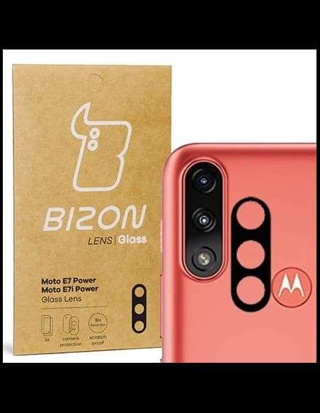 Sklo na aparát Bizon Glass Lens do Moto E7 Power / E7i Power [2 PACK]
