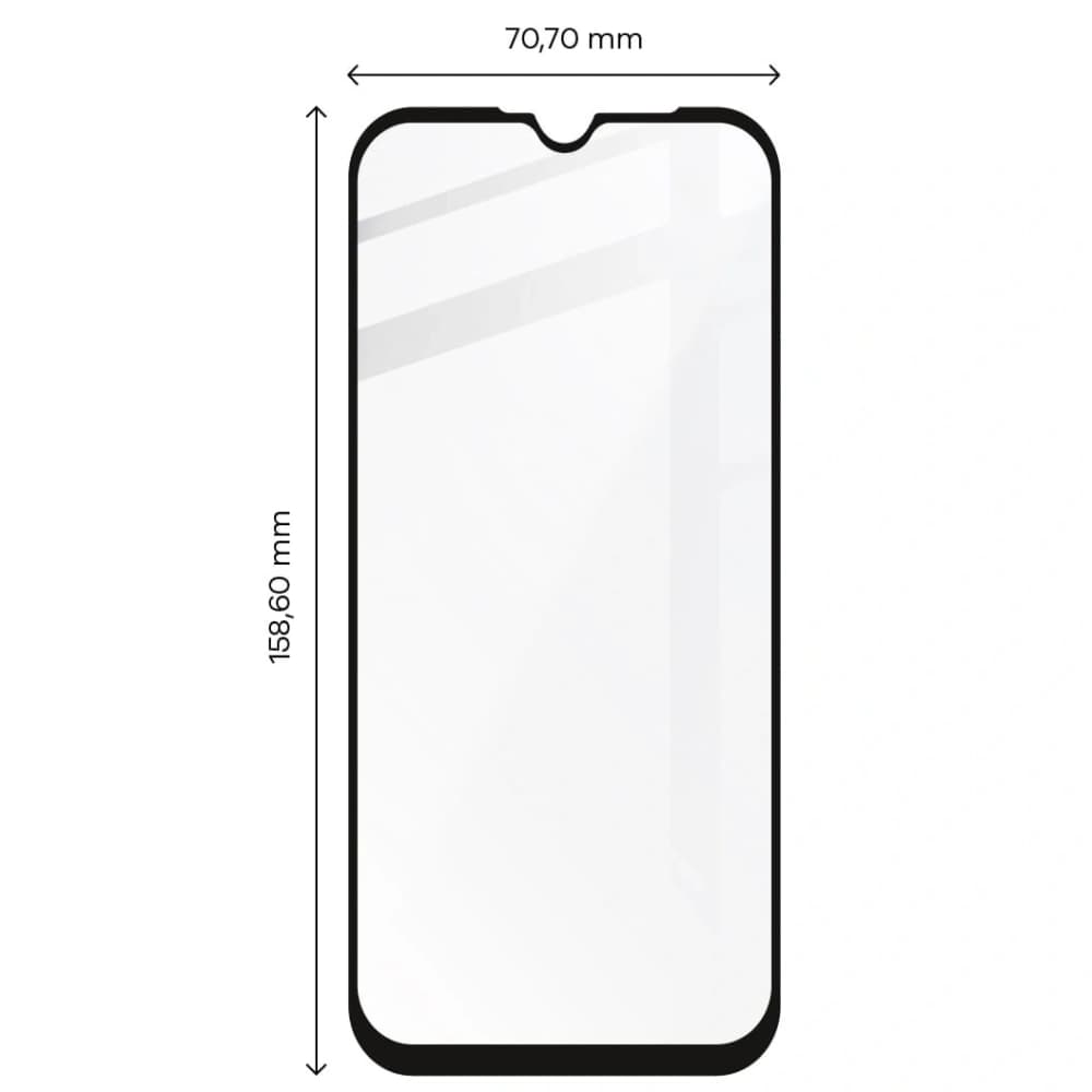 Bizon Glass Edge Moto G10 / G20 / G30 / G9 Play negru - 2