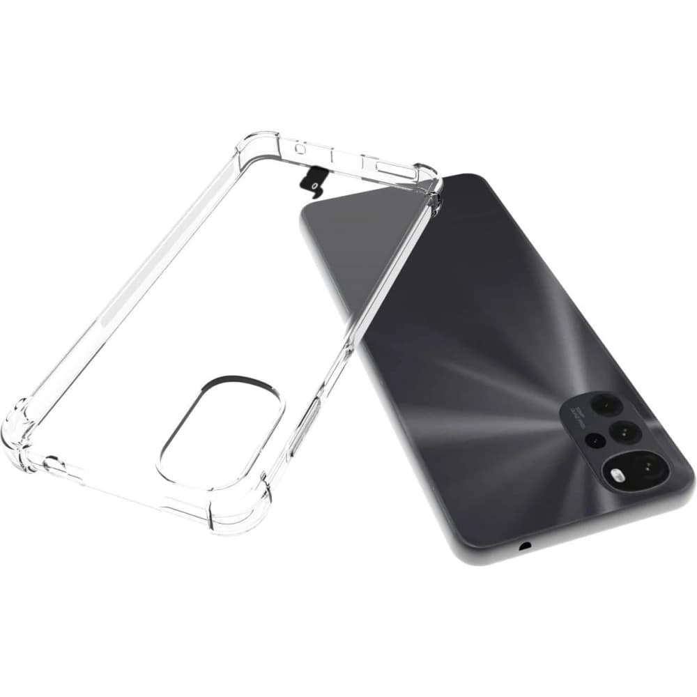 Bizon Case Clear Pack carcasă + 2x sticlă de ecran + sticlă pentru obiectiv Moto G22 clar - 5