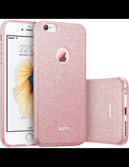 Etui ESR Glitter Shine Apple iPhone 6/6s 4.7 Rózsaarany