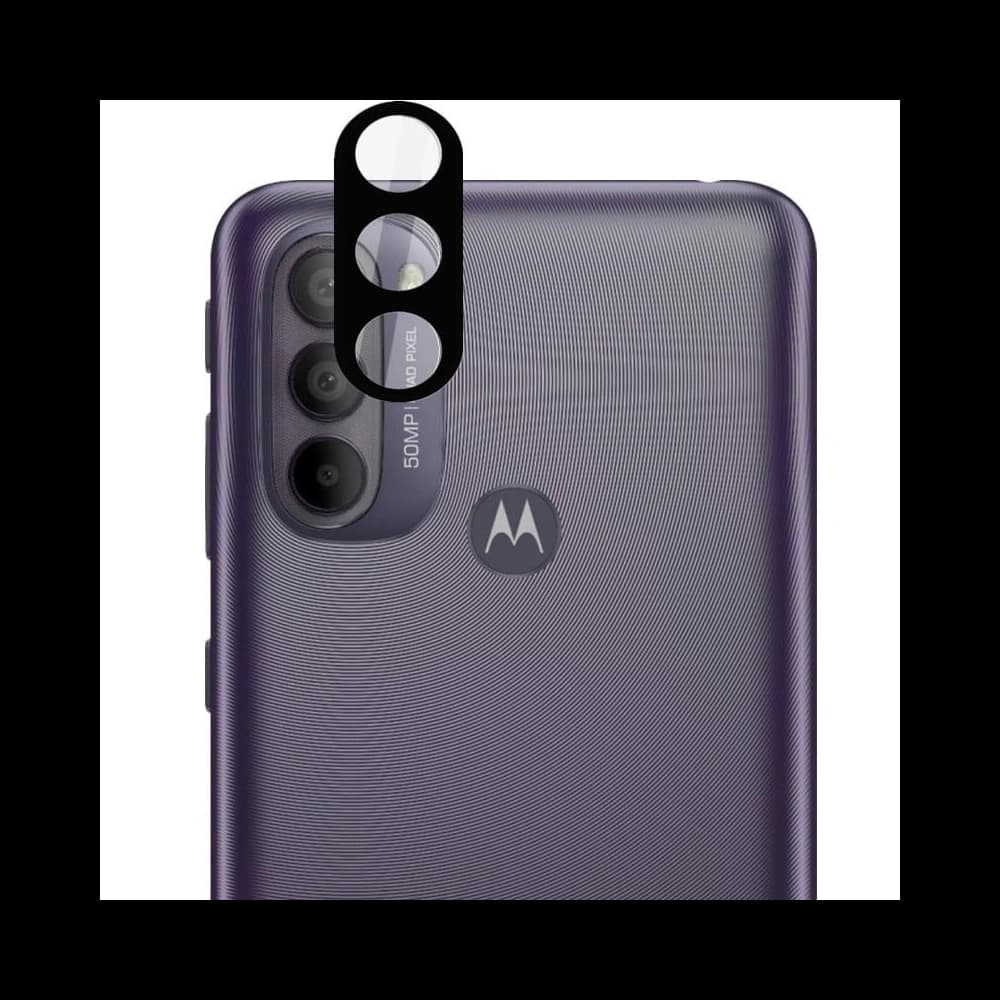 Bizon üveg Átlátszó edzett üveg - 3 db. + lencse üveg Moto G31 / G41 - 8