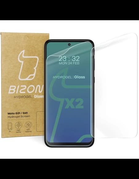 Bizon Glass Hydrogel Moto G31 / G41 [2 CSOMAG]