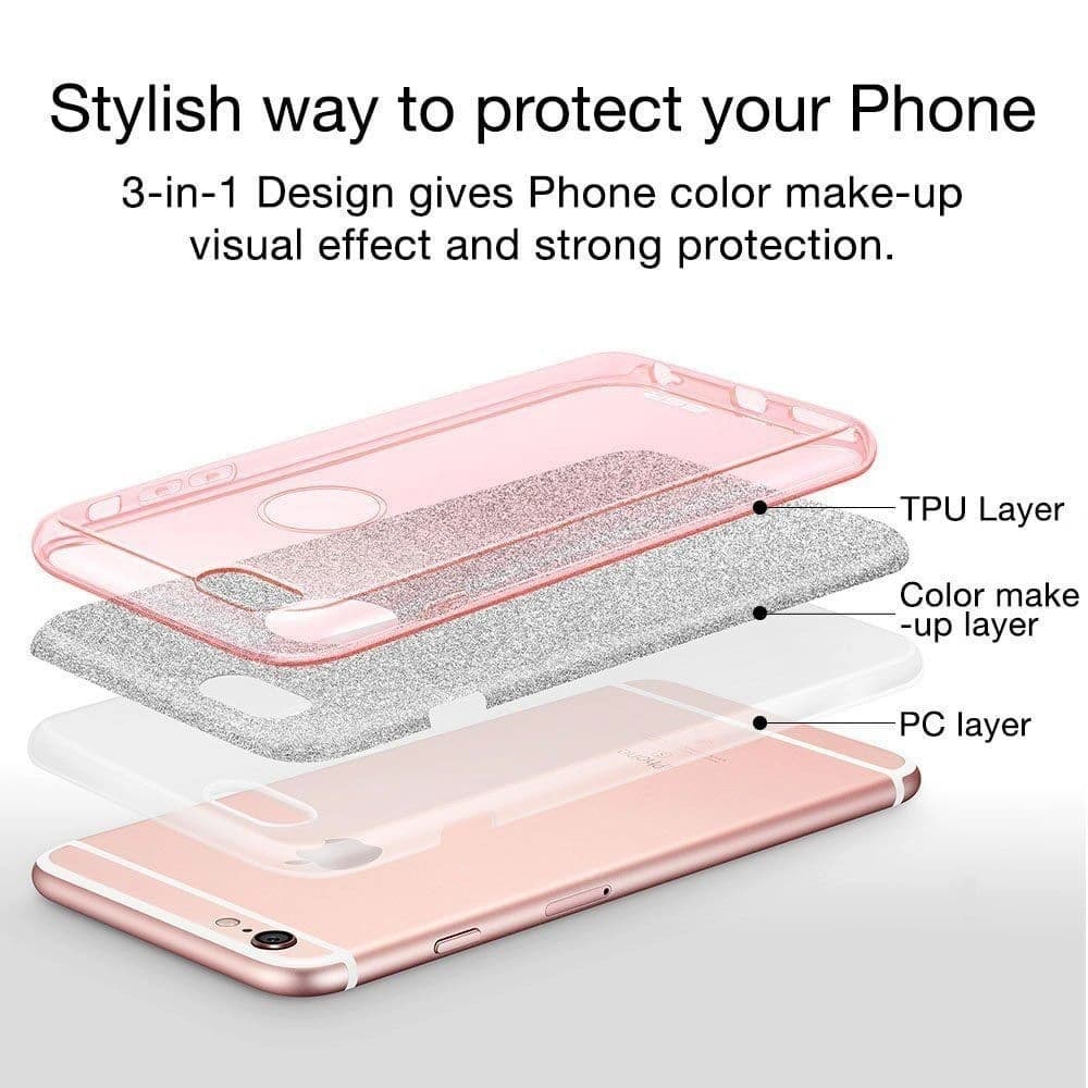Etui ESR Glitter Shine Apple iPhone 6/6s 4.7 Rózsaarany - 6