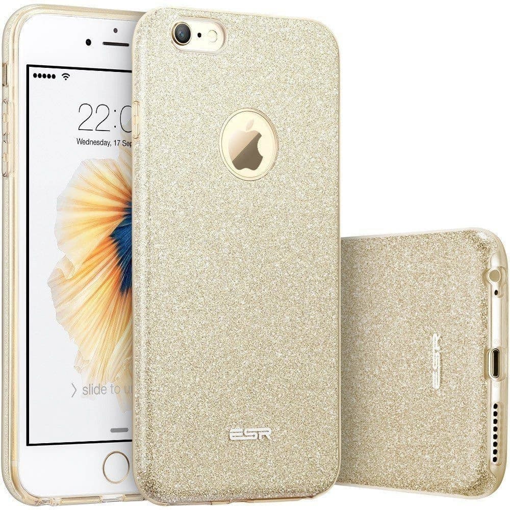 Etui ESR Glitter Shine Apple iPhone 6/6s 4.7 Aur Champagne - 1