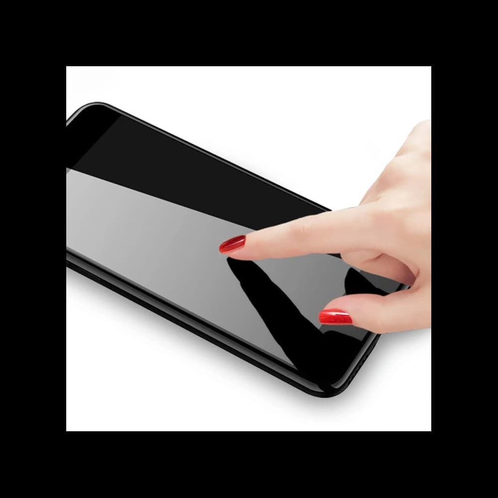 Bizon Glass Edge gehärtetes Glas - [2 PACK] + Linsenschutz Moto G51 5G schwarz - 9