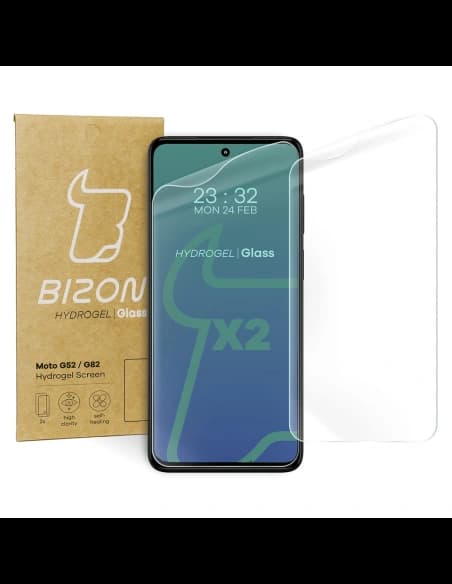 Bizon Glass Hydrogel Moto G52 / G82 [2 PACHET]