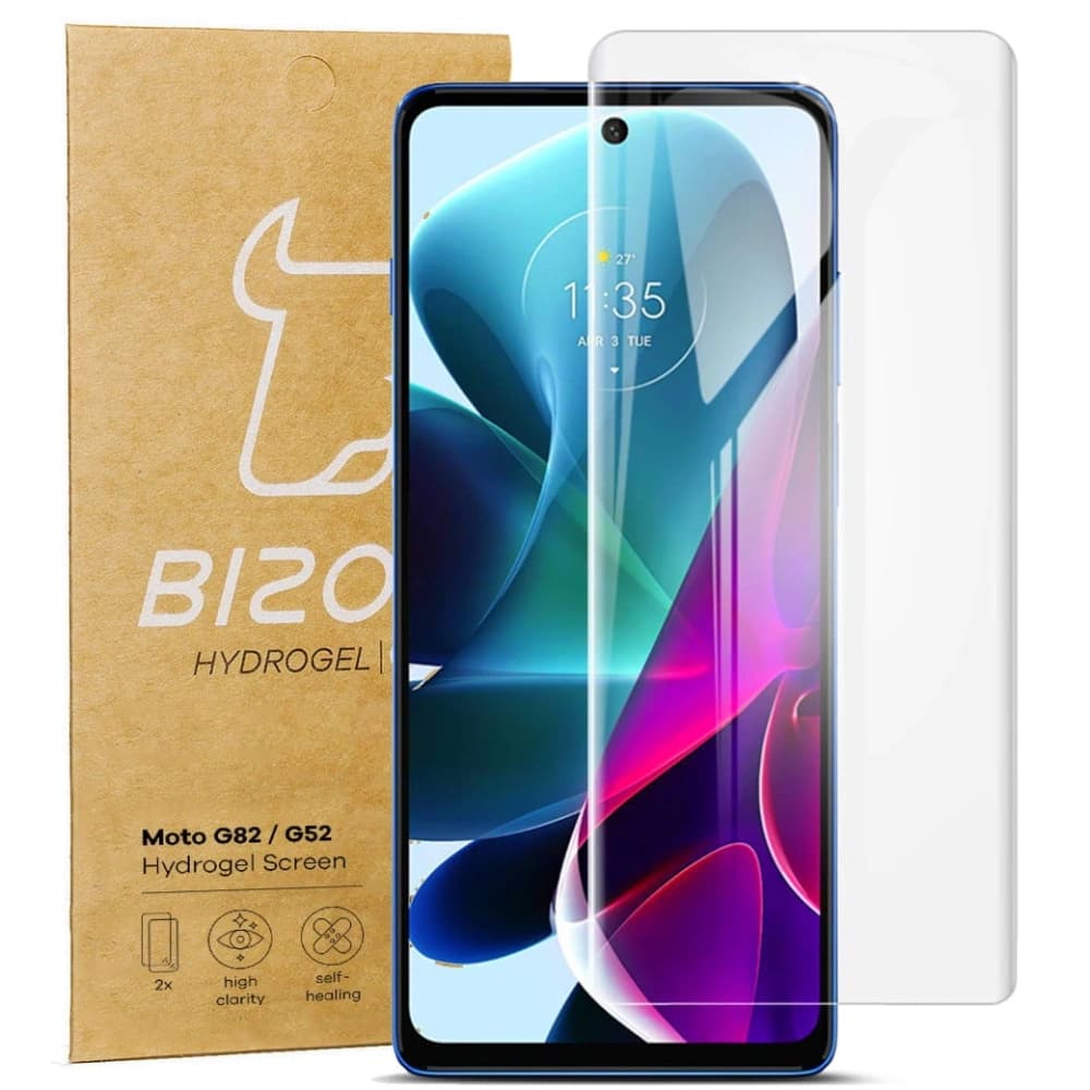 Bizon Glass Hydrogel Moto G52 / G82 [2 PACHET] - 4