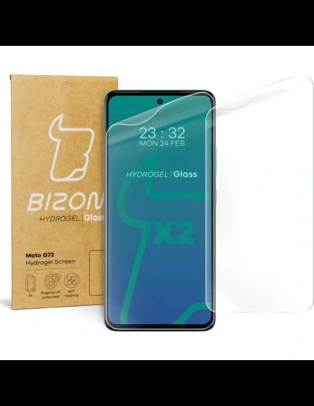 Bizon Glass Hydrogel Moto G72 [2 CSOMAG]