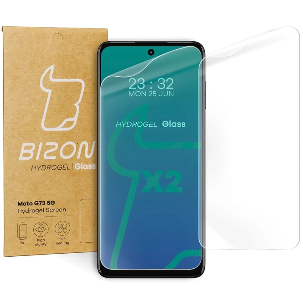 Bizon Glass Hydrogel Moto G73 [2 PACK] - 1