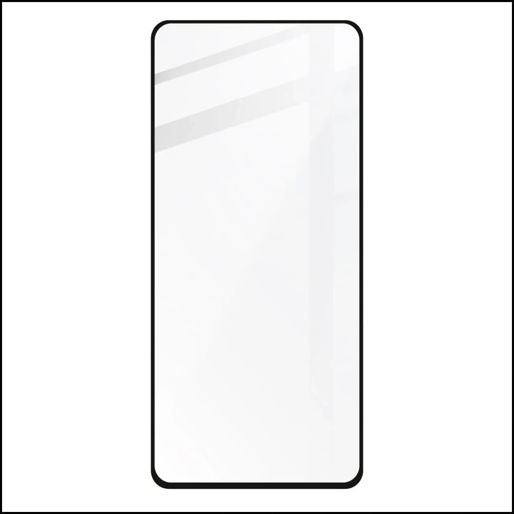Bizon Glass Edge gehärtetes Glas - [2 PACK] + Linsenschutz Moto G8 schwarz - 4