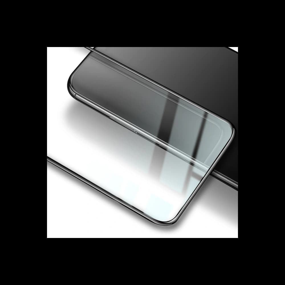 Bizon Glass Edge gehärtetes Glas - [2 PACK] + Linsenschutz Moto G8 schwarz - 8