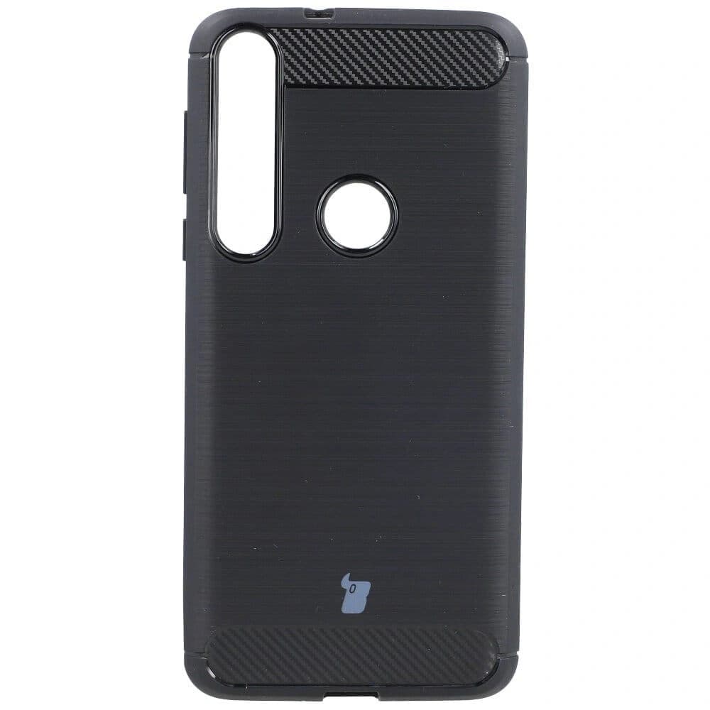 Bizon Case Carbon TPU Moto G8 Play schwarz - 1