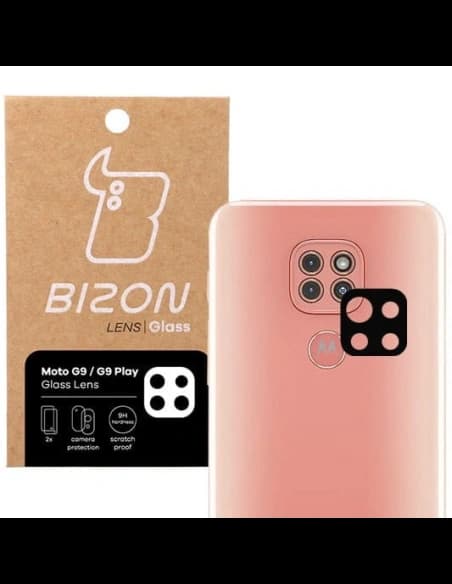 Bizon Glass Lens Moto G9 / G9 Play [2 PACK]