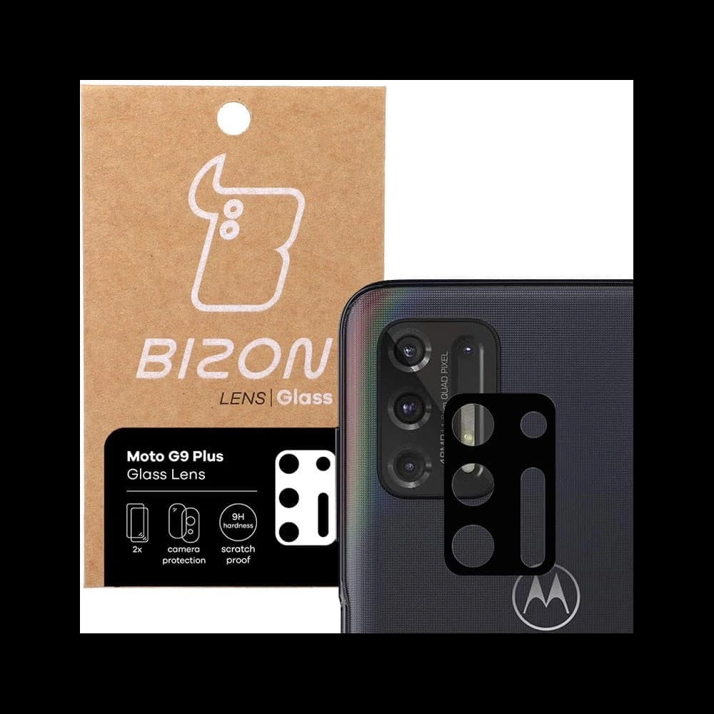 Bizon Glass Lens Moto G9 Plus [2 PACK] - 1