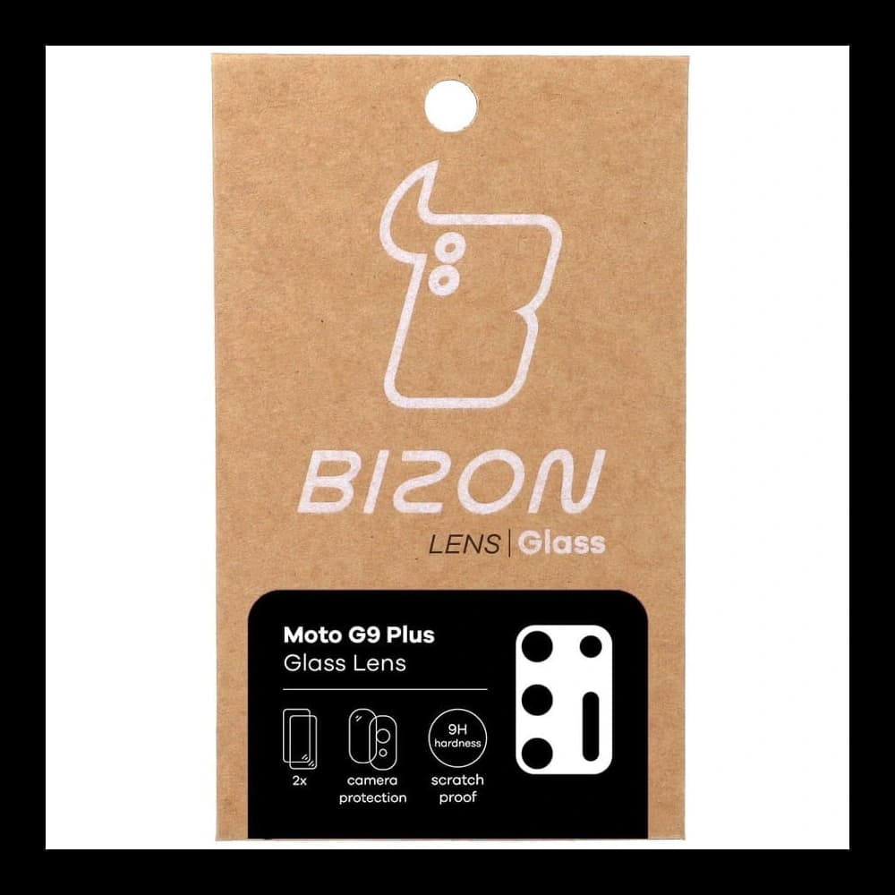 Bizon Glass Lens Moto G9 Plus [2 PACK] - 6