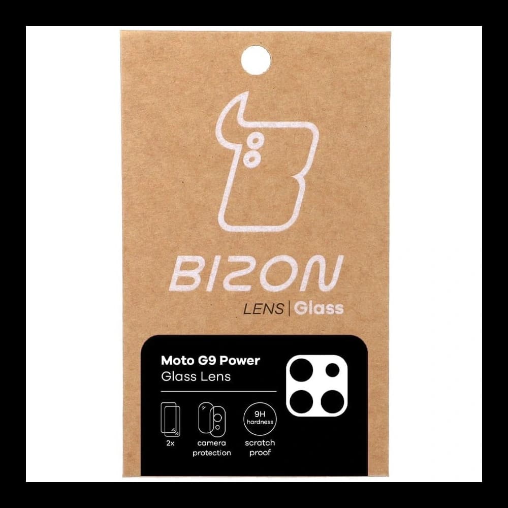Bizon Glass Lens Moto G9 Power [2 PACK] - 6