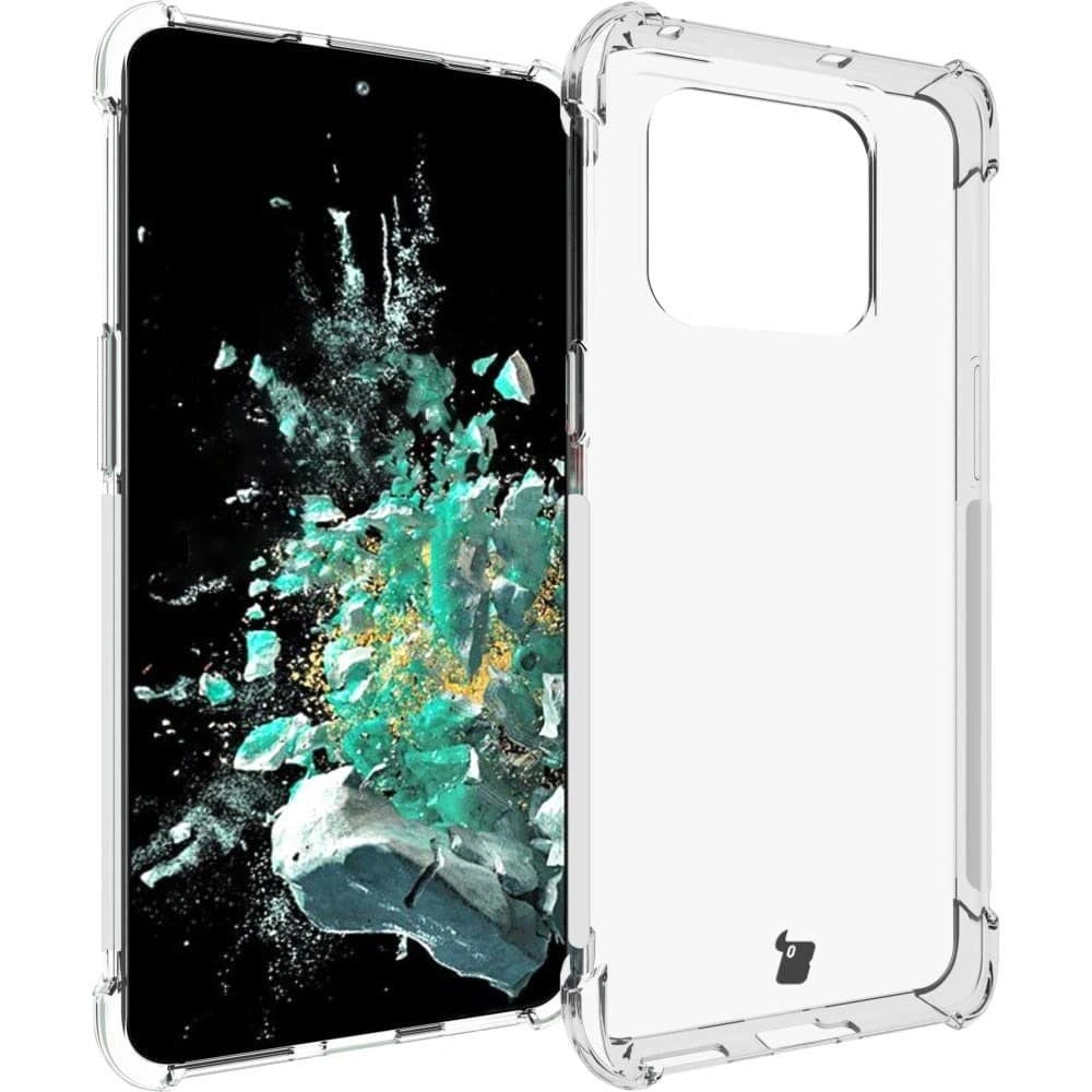 Bizon Case Clear Pack carcasă + 2x sticlă de protecție OnePlus 10T transparentă - 3