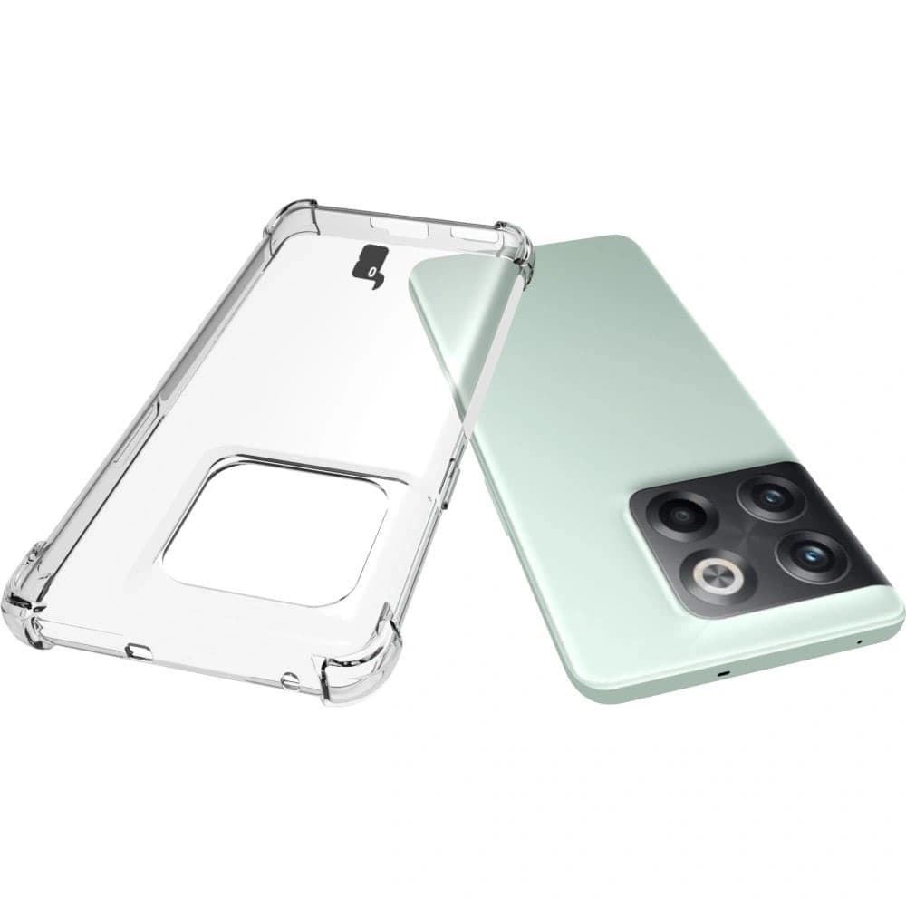 Bizon Case Clear Pack carcasă + 2x sticlă de protecție OnePlus 10T transparentă - 5