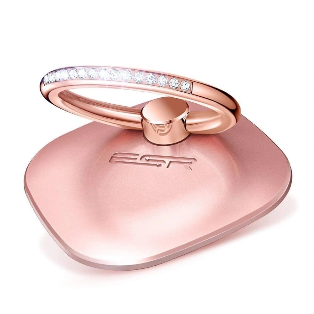 Uchiu pentru deget ESR Swarovski Phone Ring Rose Gold