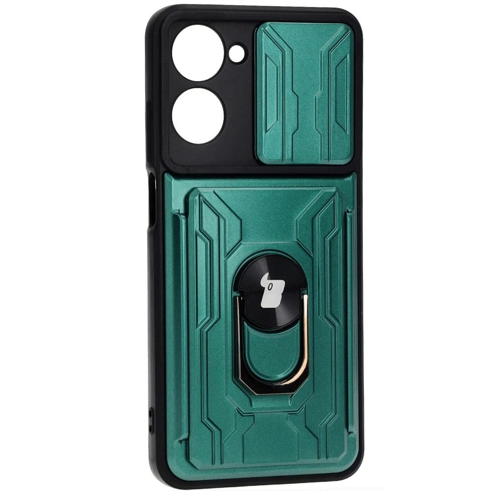 Bizon Case Camshield Kartensteckplatz Ring Realme 10 4G grün - 2