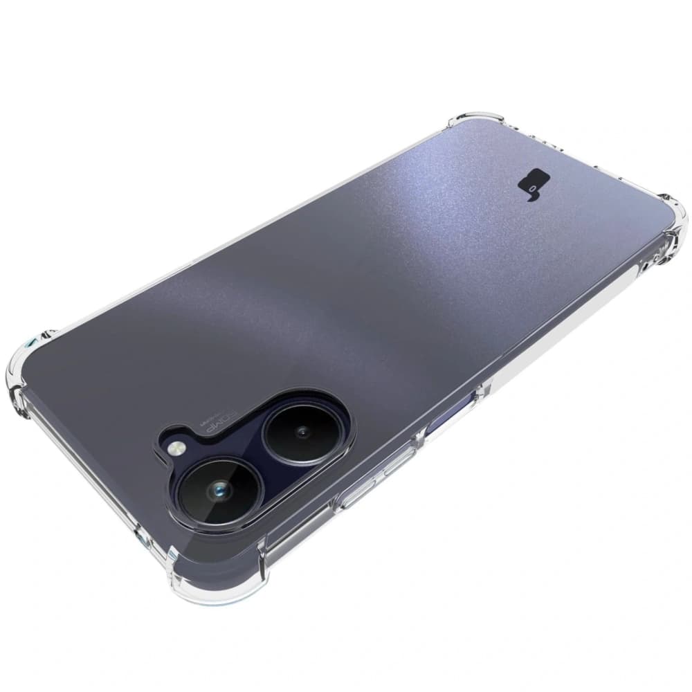 Bizon Case Clear Pack Hülle + 2x Schutzglas für Realme 10 4G klar - 6