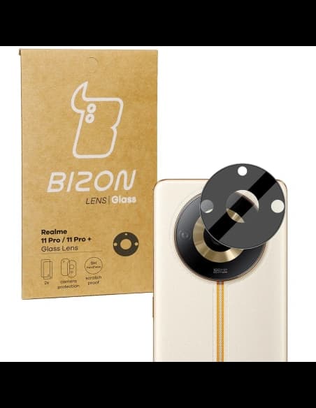 Bizon Glass Lens Realme 11 Pro/11 Pro + [2 PACK]