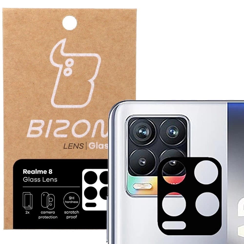Bizon Glass Lens Realme 8 [2 PACK] - 1