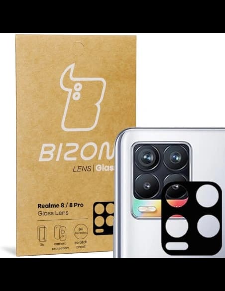 Bizon Glass Lens Realme 8 4G / 8 Pro [2 PACK]