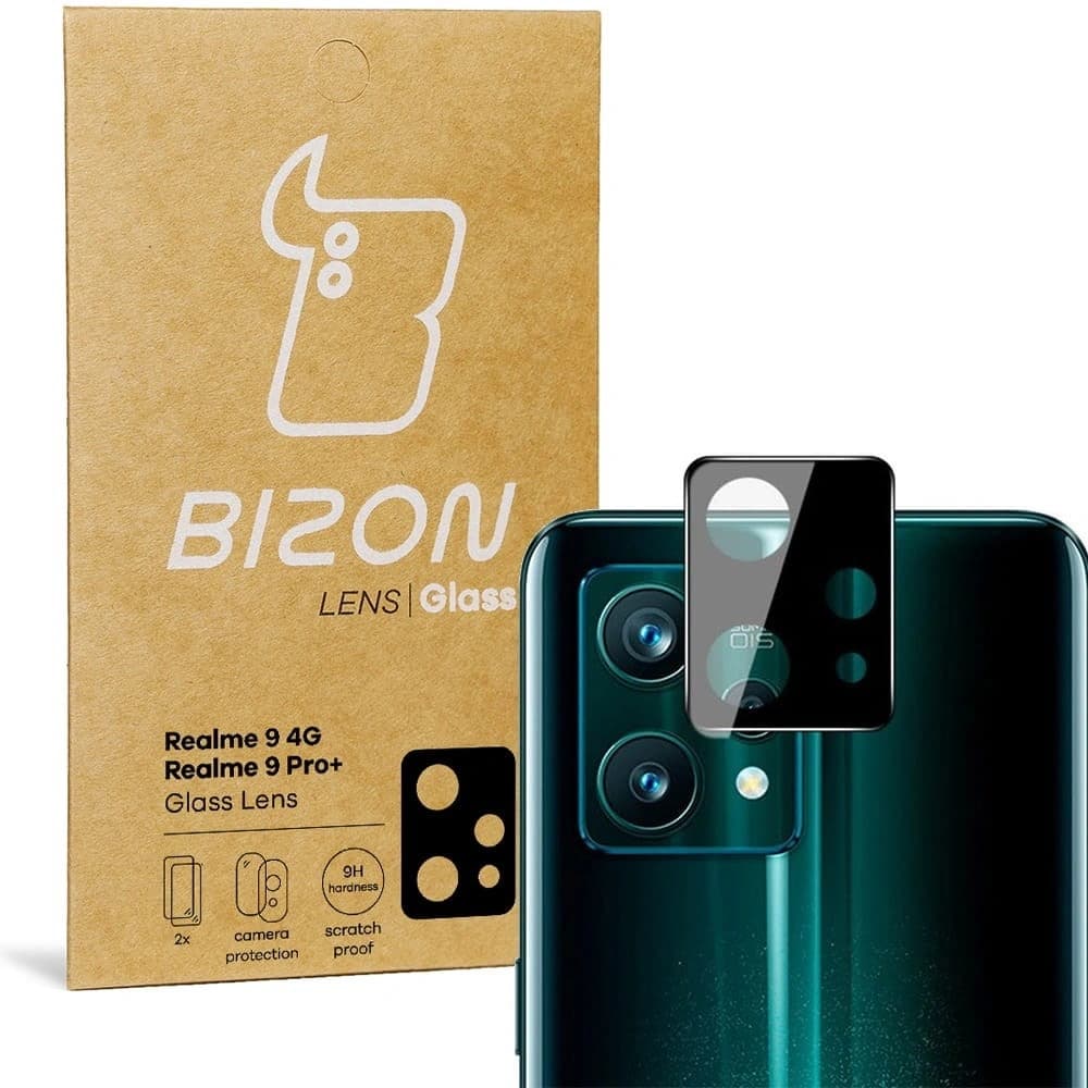 Bizon Glass Lens Realme 9 4G / 9 Pro+ [2 PACK] - 1