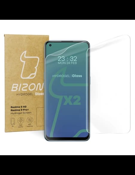 Bizon Glass Hydrogel Realme 9 4G / Realme 9 Pro+ [2 PACK]