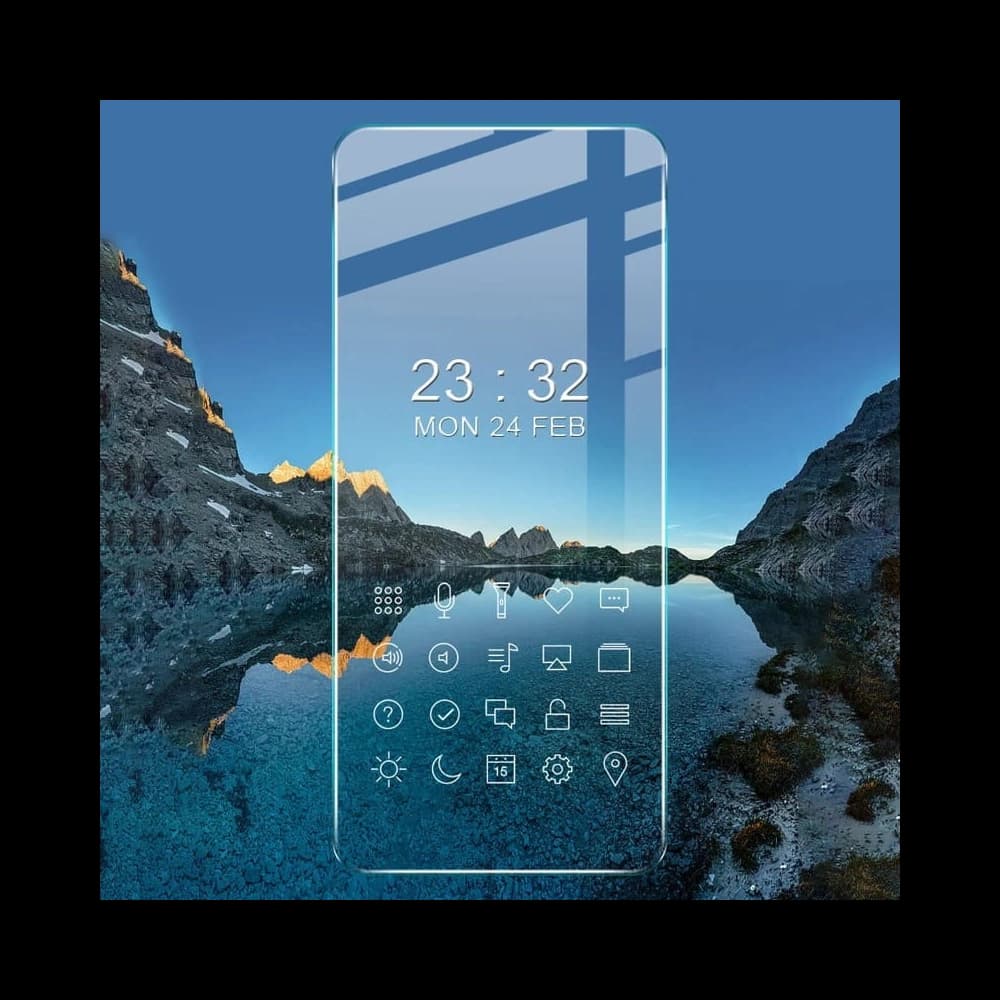 Bizon Glas Klar gehärtetes Glas - 3 Stück + Linsen Glas Realme 9 4G / Realme 9 Pro+ - 6