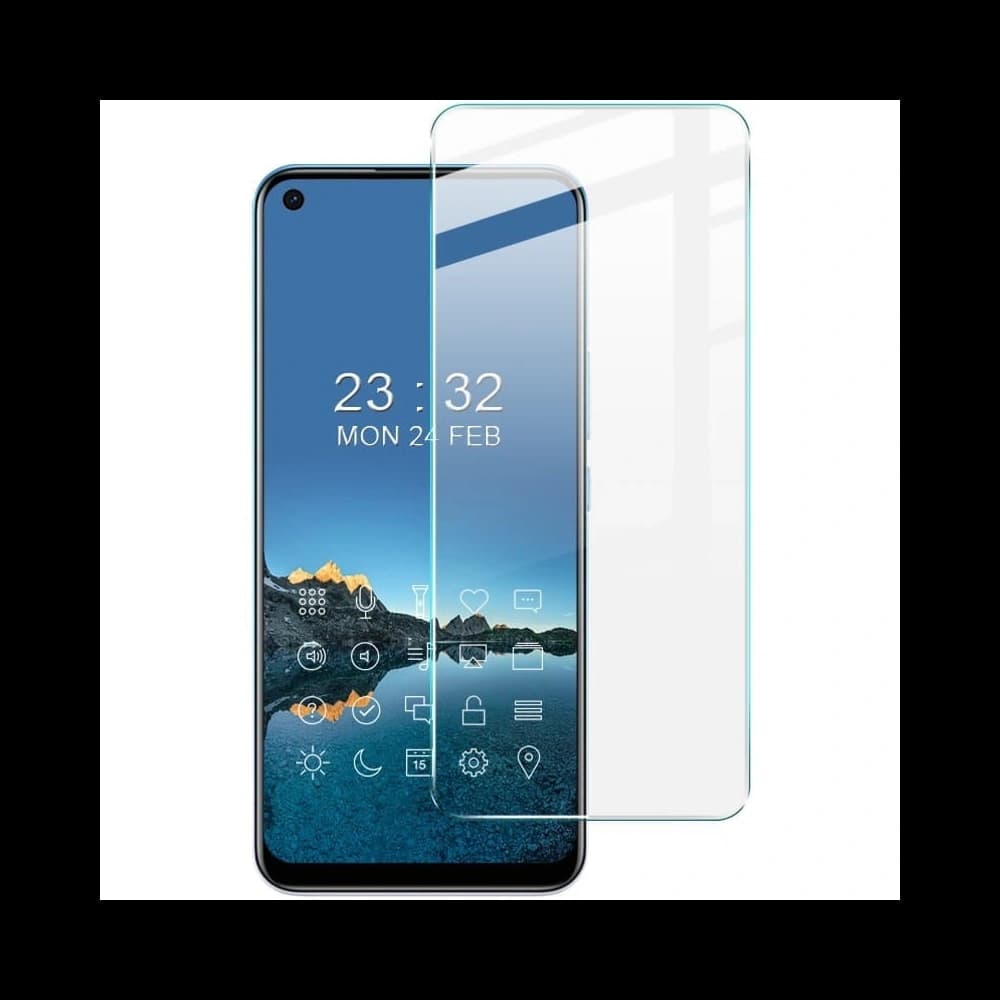 Bizon Glas Klar gehärtetes Glas - 3 Stück + Linsen Glas Realme 9 4G / Realme 9 Pro+ - 7
