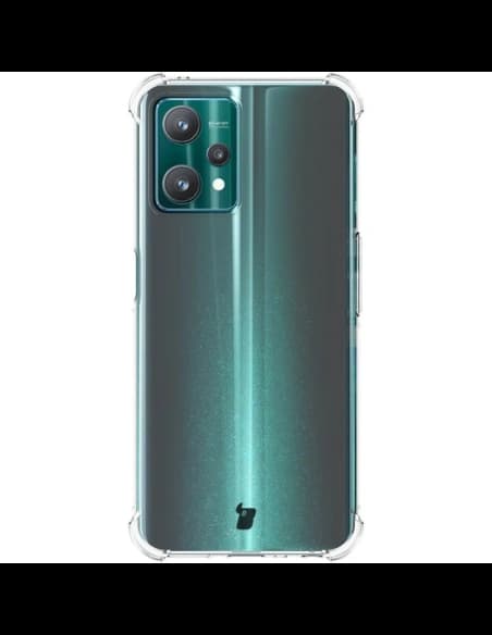 Bizon Case Clear Pack Hülle + 2x Displayschutzglas für Realme 9 Pro klar