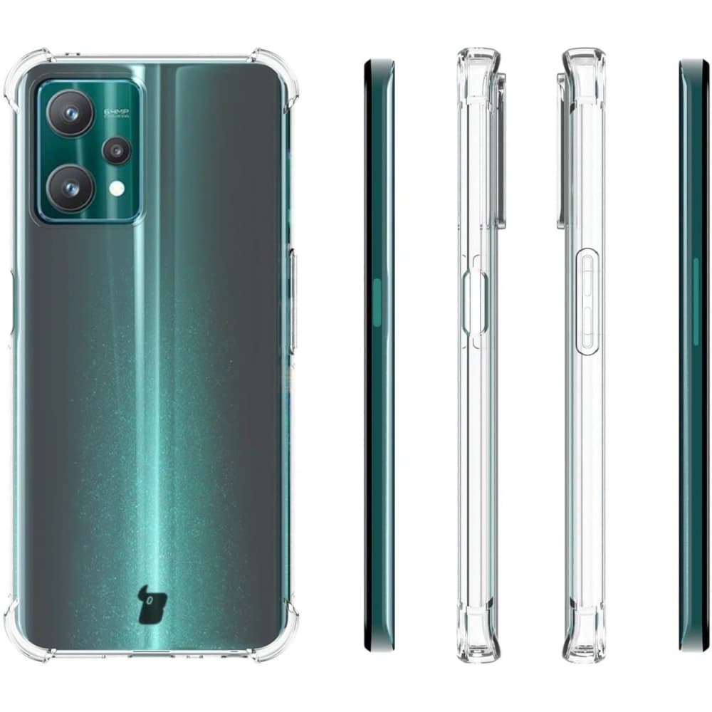 Bizon Case Clear Pack Hülle + 2x Displayschutzglas für Realme 9 Pro klar - 4