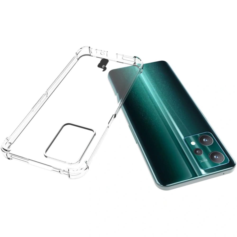 Bizon Case Clear Pack Hülle + 2x Displayschutzglas für Realme 9 Pro klar - 5