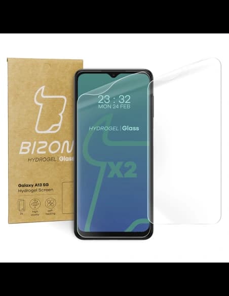 Folia hydrogelová na obrazovku Bizon Glass Hydrogel Samsung Galaxy A13 5G [2 PACK]