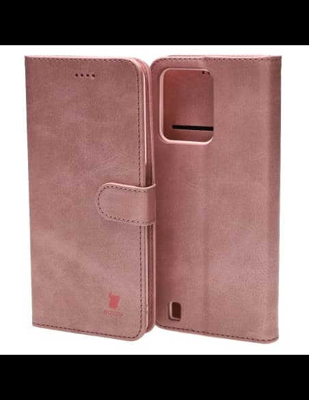 Bizon Case Wallet Realme C31 roz deschis