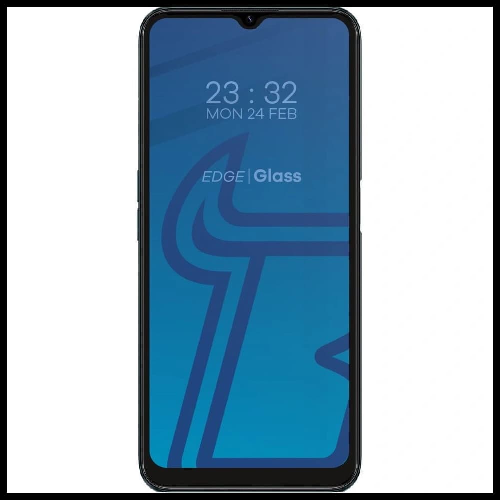 Bizon Glass Edge tempered glass - [2 PACK] + lens protection Realme C31 black - 2